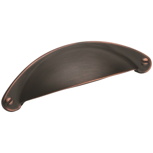 2-1/2" (64 mm) Center to Center Essential'Z Cabinet Cup Pull Oil Rubbed Bronze Finish