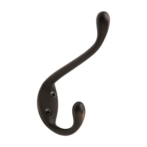 Large Coat and Hat Hook Oil Rubbed Bronze Finish