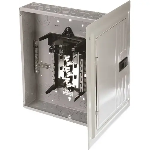 MURRAY  LOAD CENTER, 20 SPACES, 40 CIRCUITS, 200 AMP, MAIN BREAKER, COPPER BUS Gray