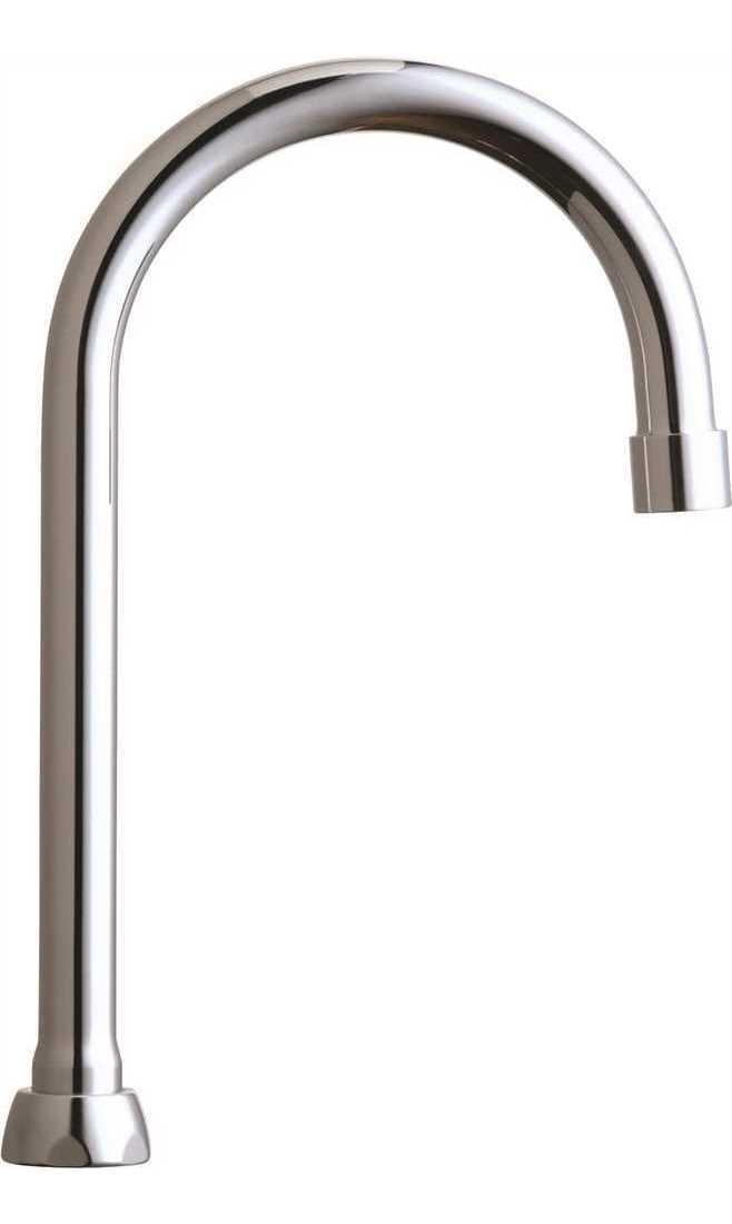 Chicago Faucets Gn2bjkabcp 5 1 4 In Brass Rigid Swing