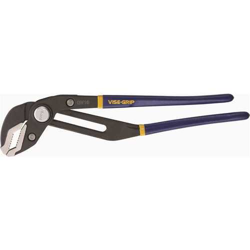 GV16 Groove Lock 16 in. V-Shape Jaw Pliers Black, Blue Yellow, Silver