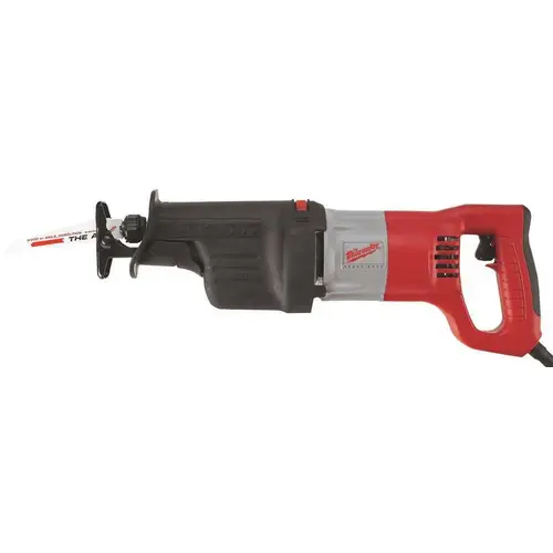 Reciprocating Saw, 13 A, 1-1/4 in L Stroke, 0 to 3000 spm, Includes: Carrying Case Red