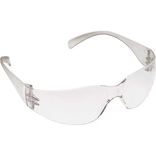 VIRTUA SAFETY GLASSES, GRAY FRAME, CLEAR ANTI-FOG LENS