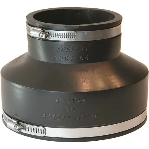 FLEXIBLE TRANSITION COUPLING 6 IN. X 4 IN