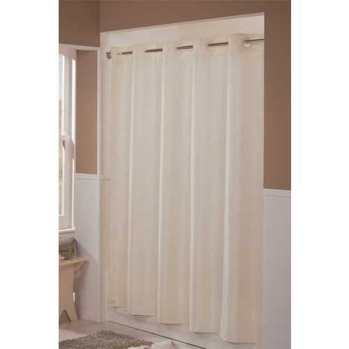 Englewood 71 in. x 74 in. Beige Shower Curtain Pack of 12