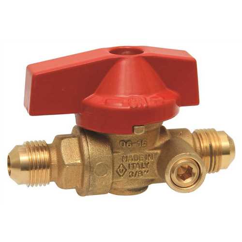National Brand Alternative 96600010 3/8 in. Flare Side Tap Gas Ball Valve