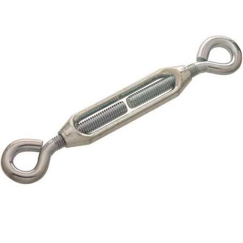 7/32 in. x 6-1/4 in. Zinc-Plated Eye-to-Eye Turnbuckle Zinc Plated