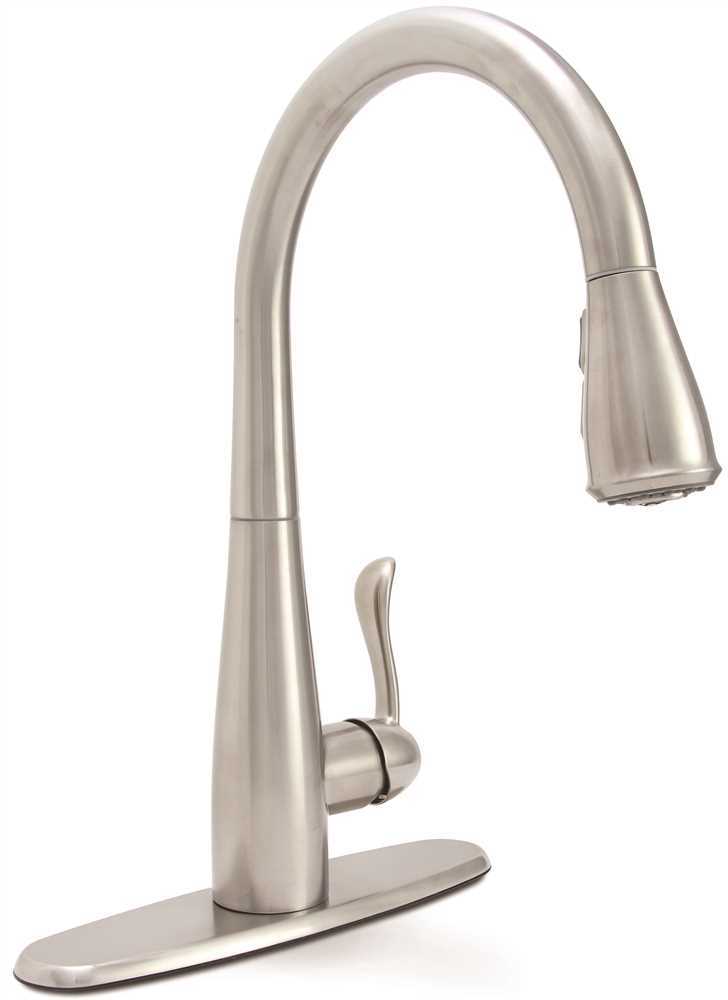 Premier 67720-0001 Sanibel Single-Handle Pull-Down Sprayer Kitchen Faucet in Stainless Steel