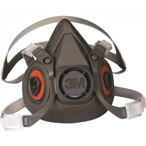 HALF FACEPIECE RESPIRATOR, REUSABLE, LARGE Dark Gray