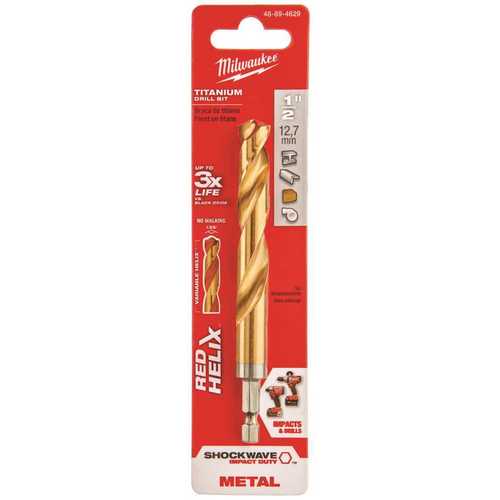 Milwaukee Titan-Bohrer-Set, 29-teilig – Mit Sechskantschaft, Titanbeschichtung, Für Metall, Holz, Kunststoff
