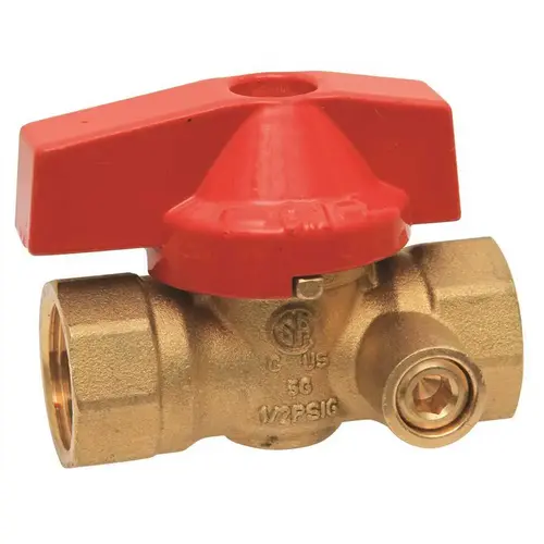 1/2 in. IPS Side Tap Gas Ball Valve