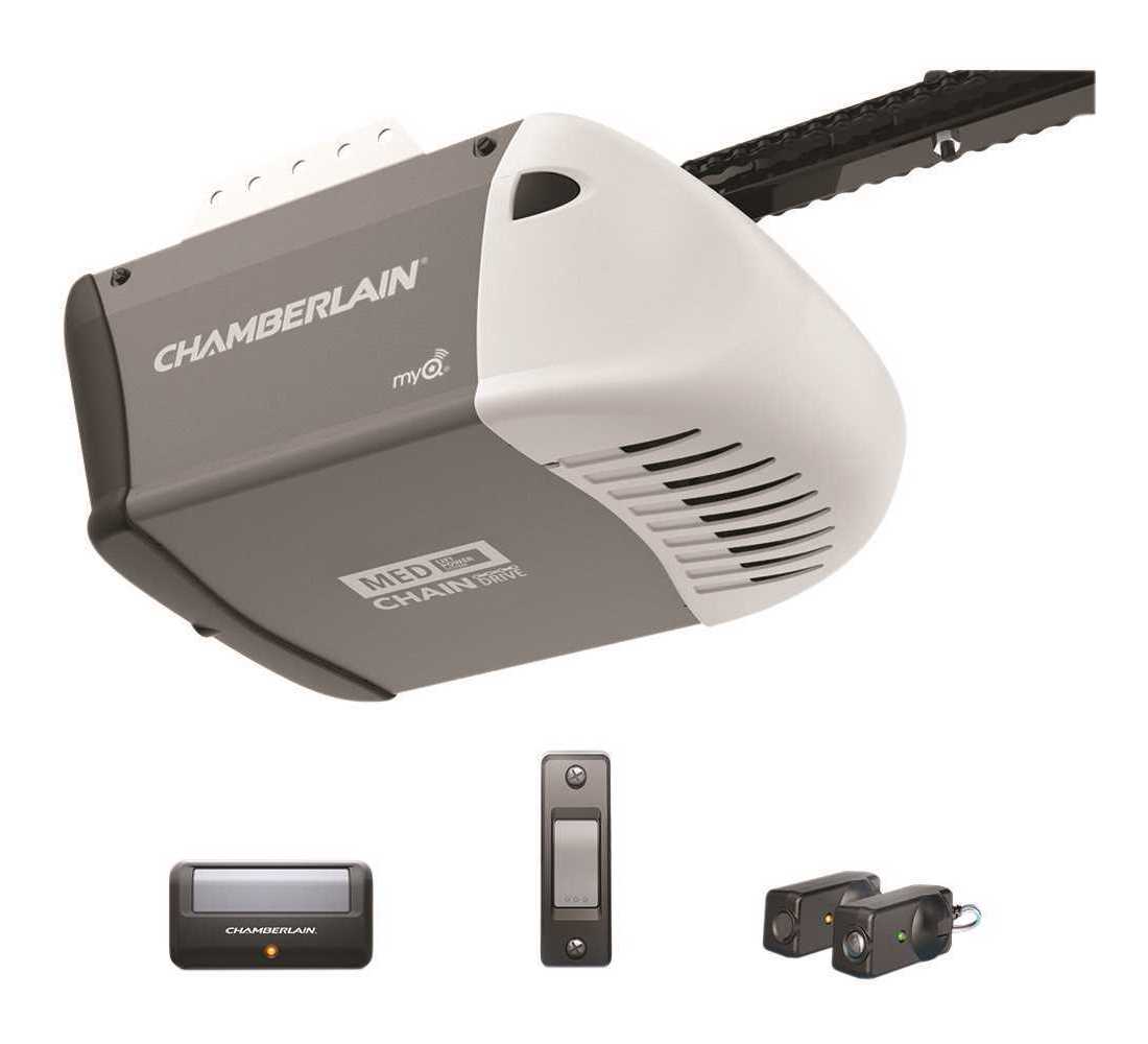 Chamberlain C205 1 2 Hp Heavy Duty Chain Drive Garage Door Opener [ 1000 x 1100 Pixel ]