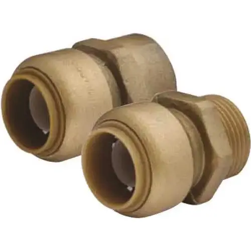Cash Acme U140 1 In. X 1 In. MNPT SharkBite Straight Connector
