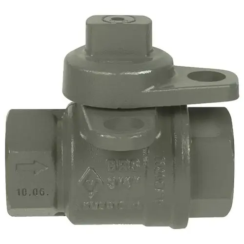 3/4 in. FIP Jomar Lockwing Utility Gas Meter Valve Gray