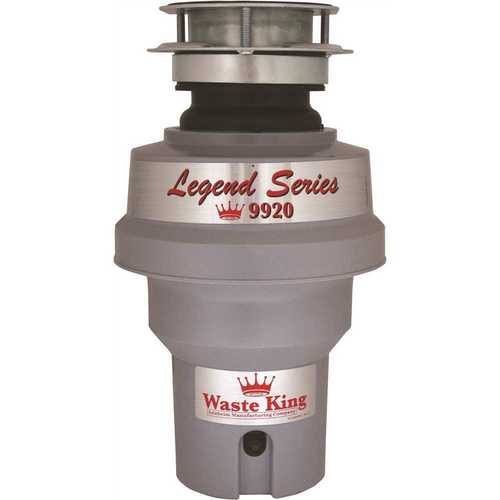 Legend Series 1/2 HP Professional 3-Bolt Mount Continuous Feed Compact Garbage Disposal