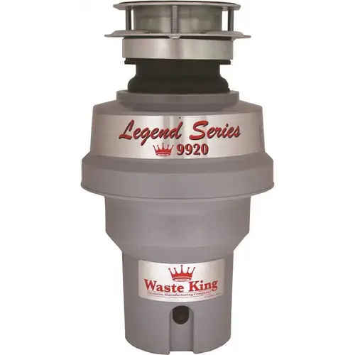 Legend Series 1/2 HP Professional 3-Bolt Mount Continuous Feed Compact Garbage Disposal