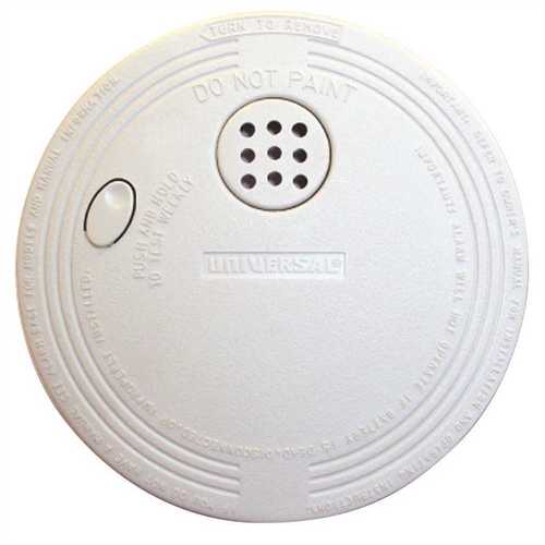 USI SS-770-6CC Universal Security Instruments Battery Operated Ionization Smoke and Fire Alarm Detectors