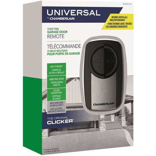Chamberlain KLIK3USS Universal Clicker Stainless Steel Garage Door