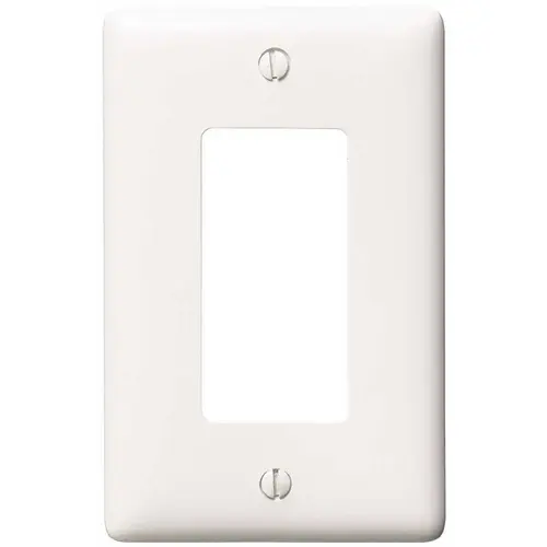 HUBBELL WIRING NPJ26W 1-Gang MIDI Decorator Wall Plate, White