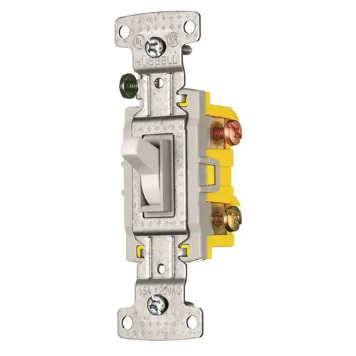 15 Amp 120-Volt 3-Way Toggle Switch, White