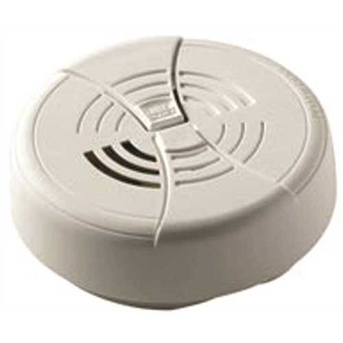 Smoke Alarm, 9 V, Ionization Sensor, 85 dB, Ceiling, Wall Mounting, White