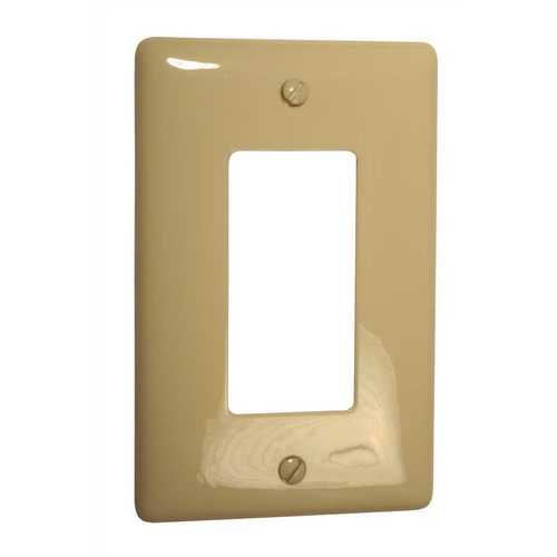 HUBBELL WIRING NPJ26I 1-Gang MIDI Decorator Wall Plate, Ivory