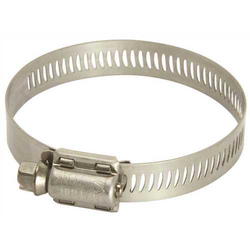 Breeze Clamp 63032 MARINE GRADE HOSE CLAMP, STAINLESS STEEL, 1-9/16 IN. TO 2-1/2 IN - pack of 10