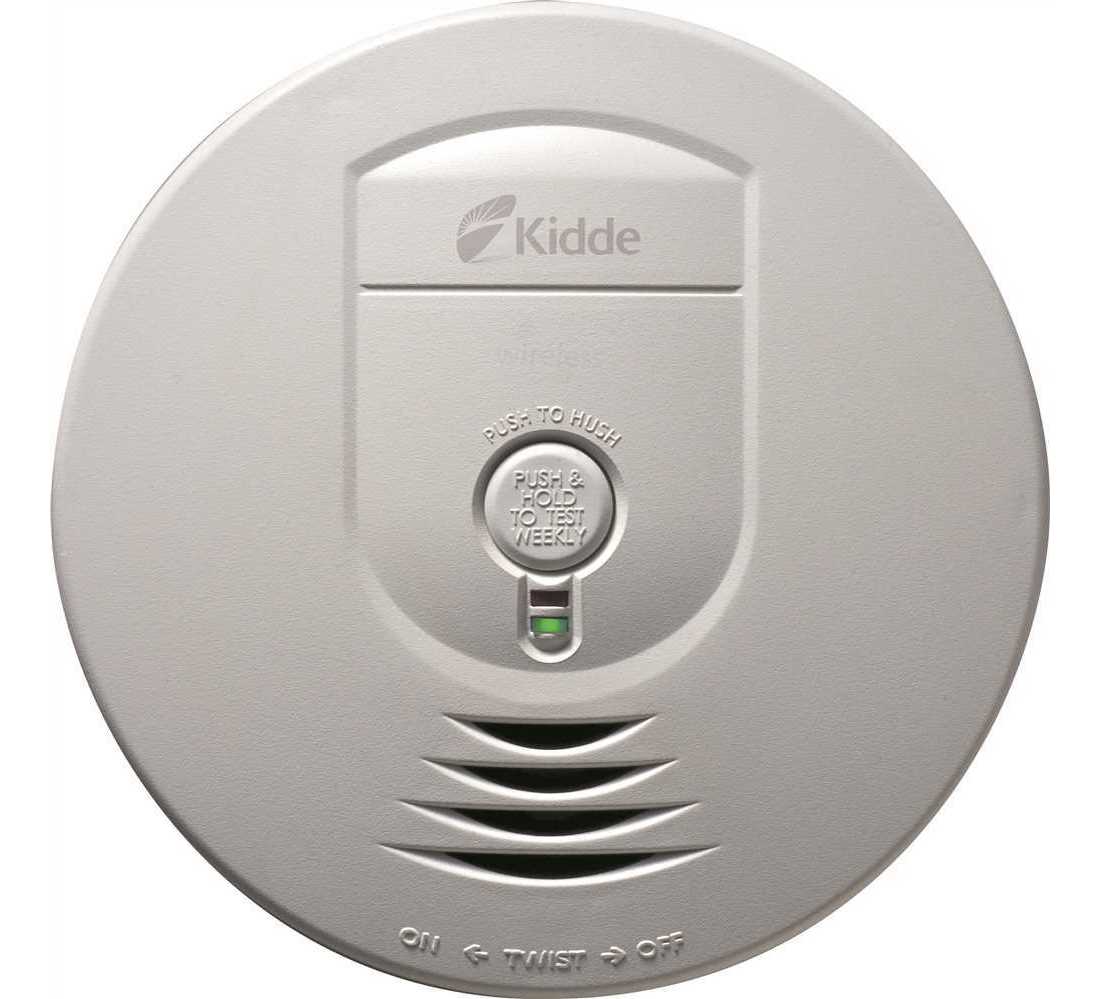 Kidde 0919 9999 Battery Operated Smoke Detector With Wire Free Interconnect