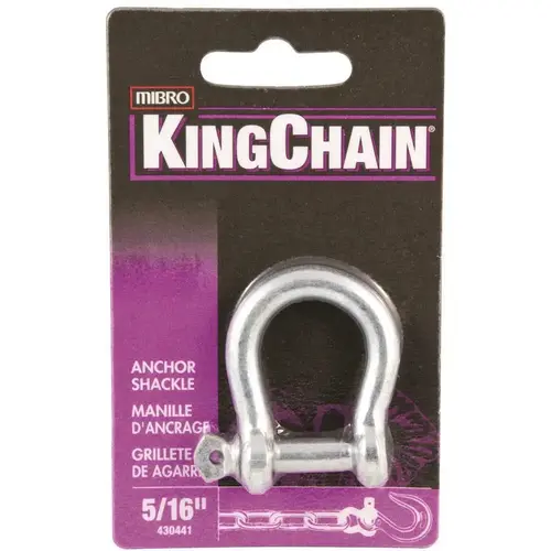 MIBRO 430441 5/16 in. Zinc-Plated Anchor Shackle