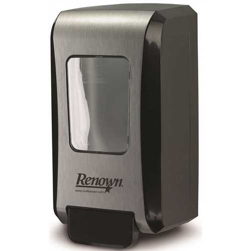 Renown REN07325 FMX20 HAND SOAP DISPENSER, BLACK / CHROME