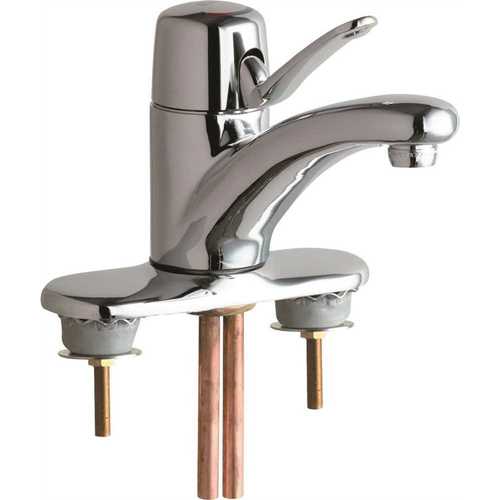 SINGLE LEVER BATHROOM SINK MIXING FAUCET WITH 4 IN. CENTERS, CHROME, LEAD FREE