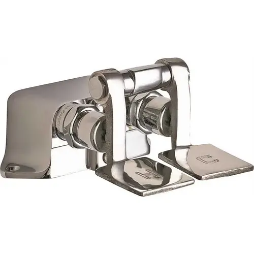 Chicago Faucets 625-ABCP Hot and Cold Water Pedal Box with Short Pedals in Chrome