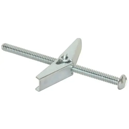 1/4 in. x 4 in. Toggle Bolts Round Head Spring Wing Zinc Plated - pack of 50