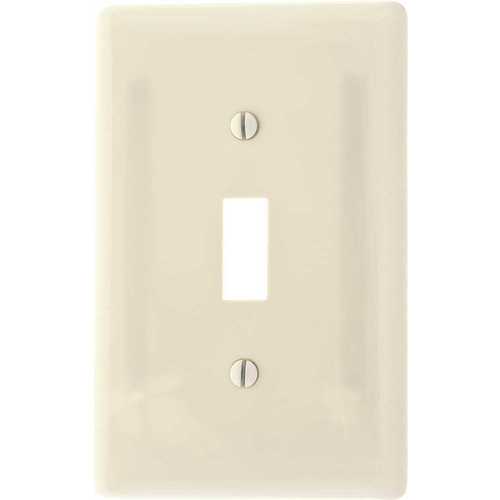 1-Gang MIDI Toggle Wall Plate, White