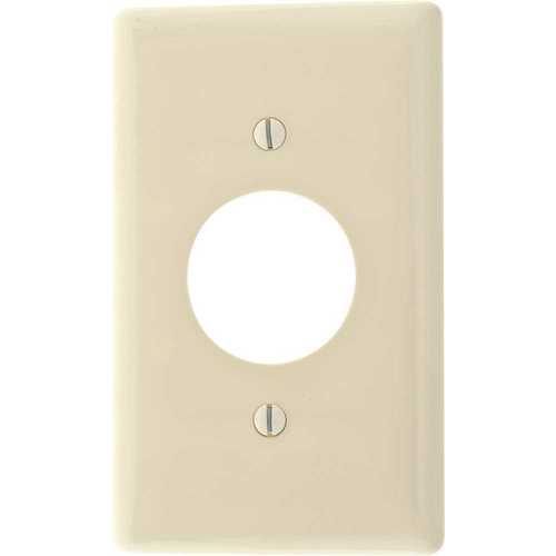 1-Gang Receptacle Wall Plate, White