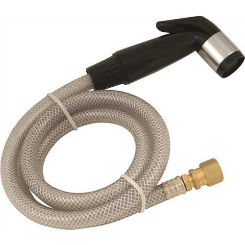 Universal Spray Head and Hose 48 in. Black