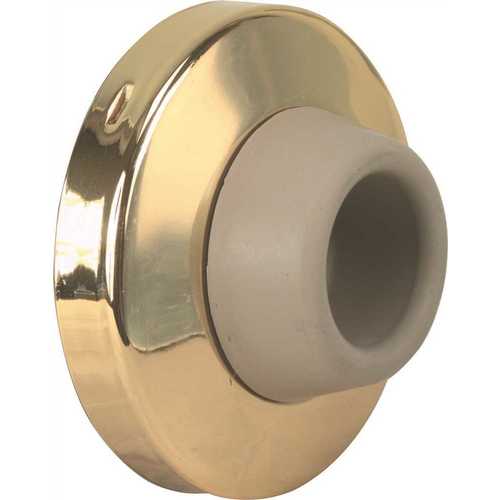 DOOR STOP CONCAVE WALL CONCEALED MOUNTING, Brass