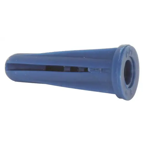 10-12 x 1 in. Conical Plastic Wall Anchors Blue - pack of 100