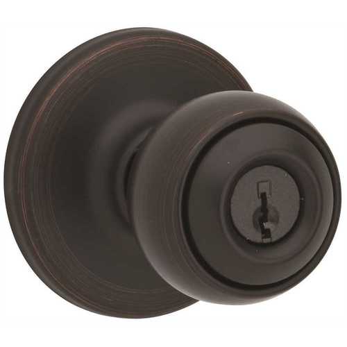 Polo Keyed Door Knob Lockset Entry Lock 11P in Venetian Bronze