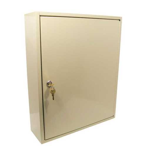 One-Piece Solid Steel Cabinet with White  Includes Individually Numbered White Key Tags with Snap Rings, Key Control Charts, Cam Lock with 2 Keys Sand