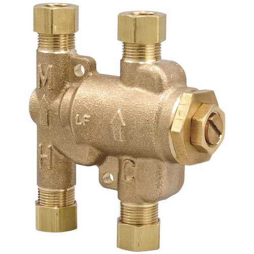 3/8 in. Lead Free Thermostatic Mixing Valve