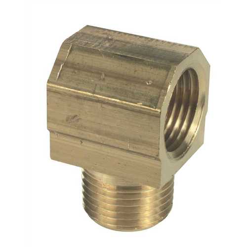 1/4 in. x 1/4 in. Lead-Free Brass 90-Degree MPT x FPT Street Elbow