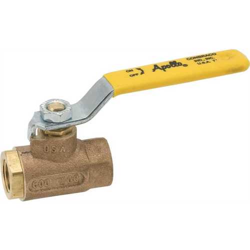 3/4 in. SWT x 3/4 in. SWT Bronze Lead Free Ball Valve