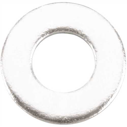 ZINC FLAT WASHER, 5/8 IN Silver Pack of 50