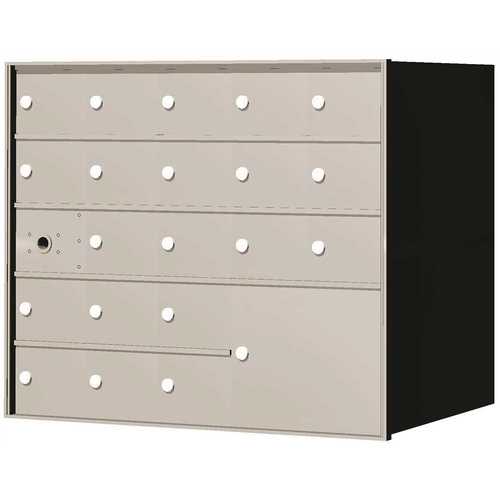 Florence 140055PLA 1,400 Series 1-Parcel Locker Recessed Horizontal Mailbox