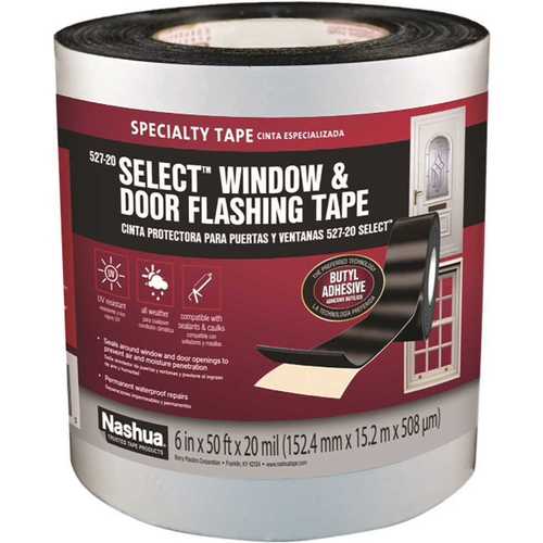 Nashua Tape 1343003 6 in. x 50 ft. Select Window and Door Flashing Tape