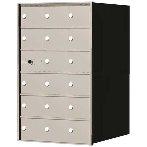 21" 1,400 Series 17-Compartment Recess Mount Front Load Horizontal Mailbox