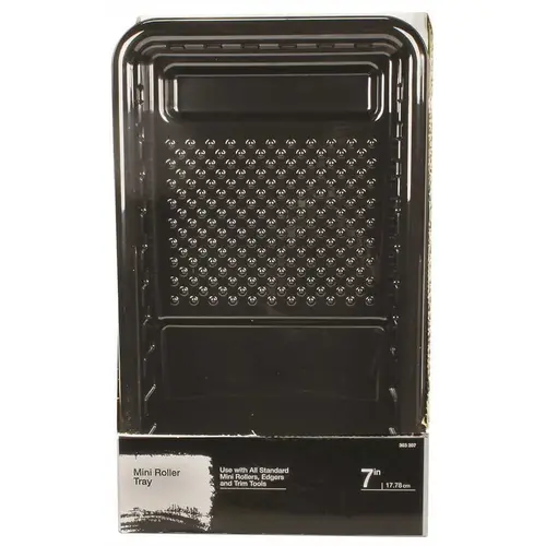 Linzer RM 007 7 In. Black Plastic Mini Roller Paint Tray