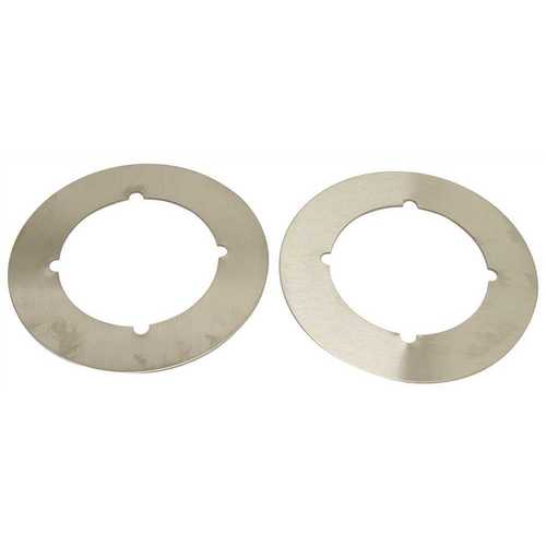 SCAR PLATE 3-1/2 IN. O.D. STAINLESS STEEL - Pair