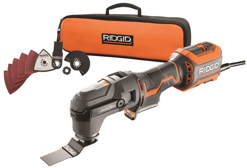 RIDGID R28700 Oscillating Multi-Tool Amp Corded With 20000